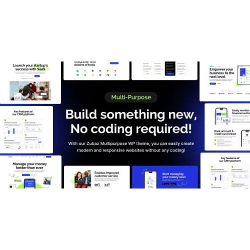 Zubaz SaaS Startup WordPress Theme