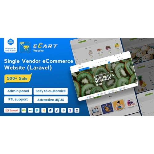 eCart Web eCommerce Store Website with Laravel Nulled 2