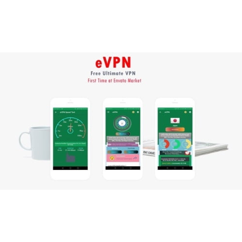 eVPN Free Ultimate VPN Android VPN Billing Phone Booster Admob Push Notification Nulled 1