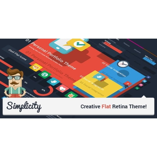 Simplicity – Creative Flat Retina Theme