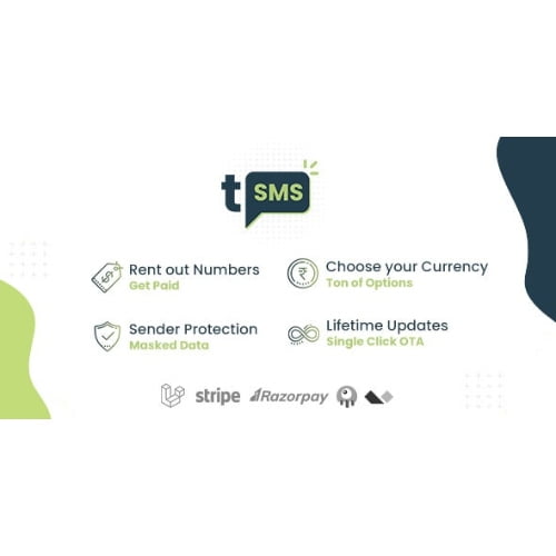 tSMS Temporary SMS Receiving System SaaS Rent out Numbers Nulled