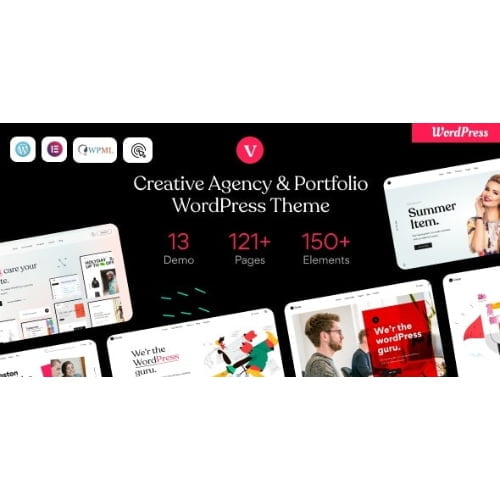 vCamp Nulled Creative Agency Portfolio WordPress Theme Free Download