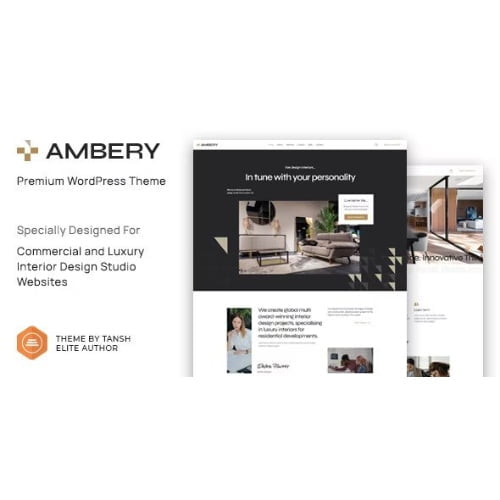 Ambery Interior Design WordPress Theme