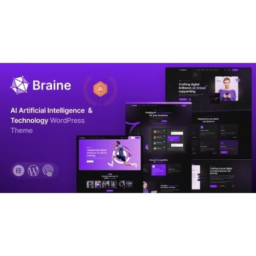 Braine Digital AI WordPress Theme