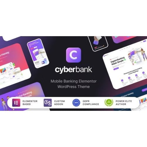 Cyberbank Business and Finance WordPress Theme