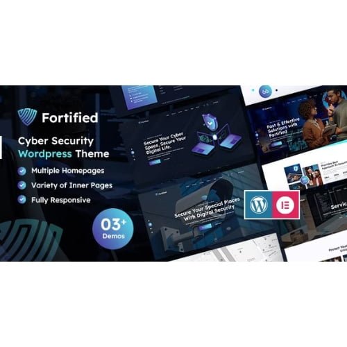 Fortified IT Cyber Security WordPress Theme