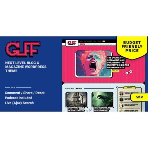 Guff Blog Magazine WordPress Theme