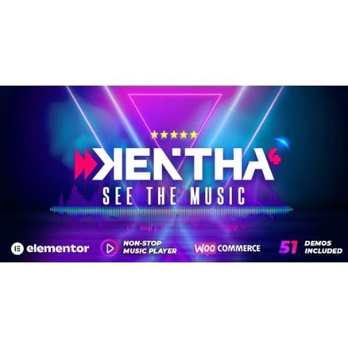 Kentha Non Stop Music WordPress Theme with Ajax