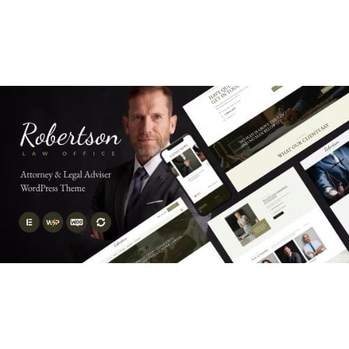 Law Office Attorney Legal Adviser WordPress Theme RTL