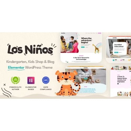 Los Ninos Children Education WordPress Theme