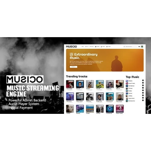 MUSICO – Music Streaming Engine