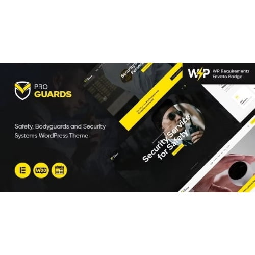 ProGuards Safety Body Guard Security WordPress Theme
