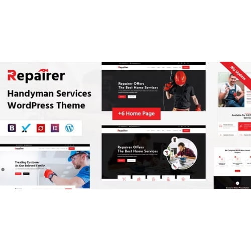 Repairer Handyman Services WordPress Theme