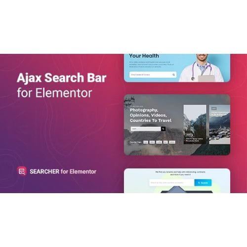 Searcher – Ajax Search for Elementor