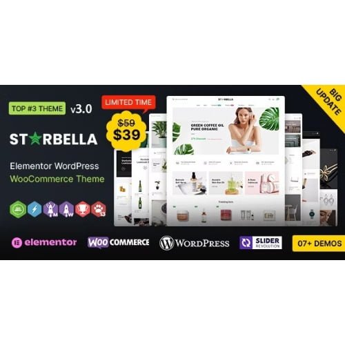 StarBella WP Multi purpose Elementor WooCommerce Theme