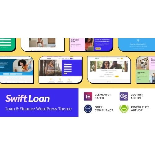 Swift Loan Payday Banking Finance WordPress Theme