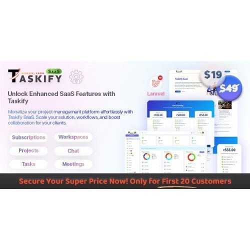 Taskify SaaS Project Management System in Laravel