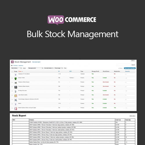 WooCommerce Bulk Stock Management