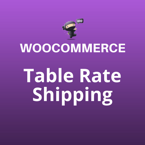 woocommerce table rate shipping